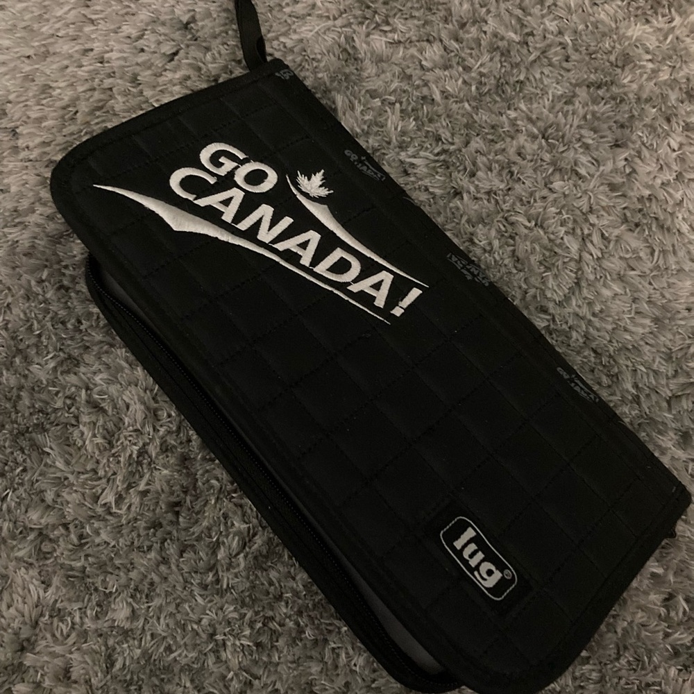 Lug Black Travel Wallet
